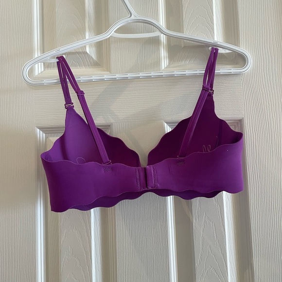 Purple Embellished Women's Push-up Bra Victorias Secret - Picture 3 of 5